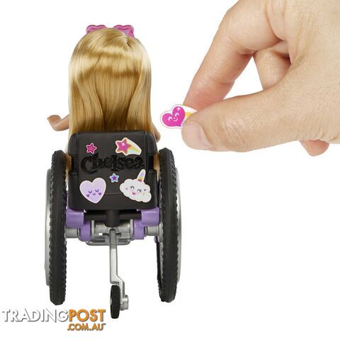 Barbie Chelsea Doll (blonde) & Wheelchair Toy For 3 Year Olds & Up - Mahgp29 - 194735054312