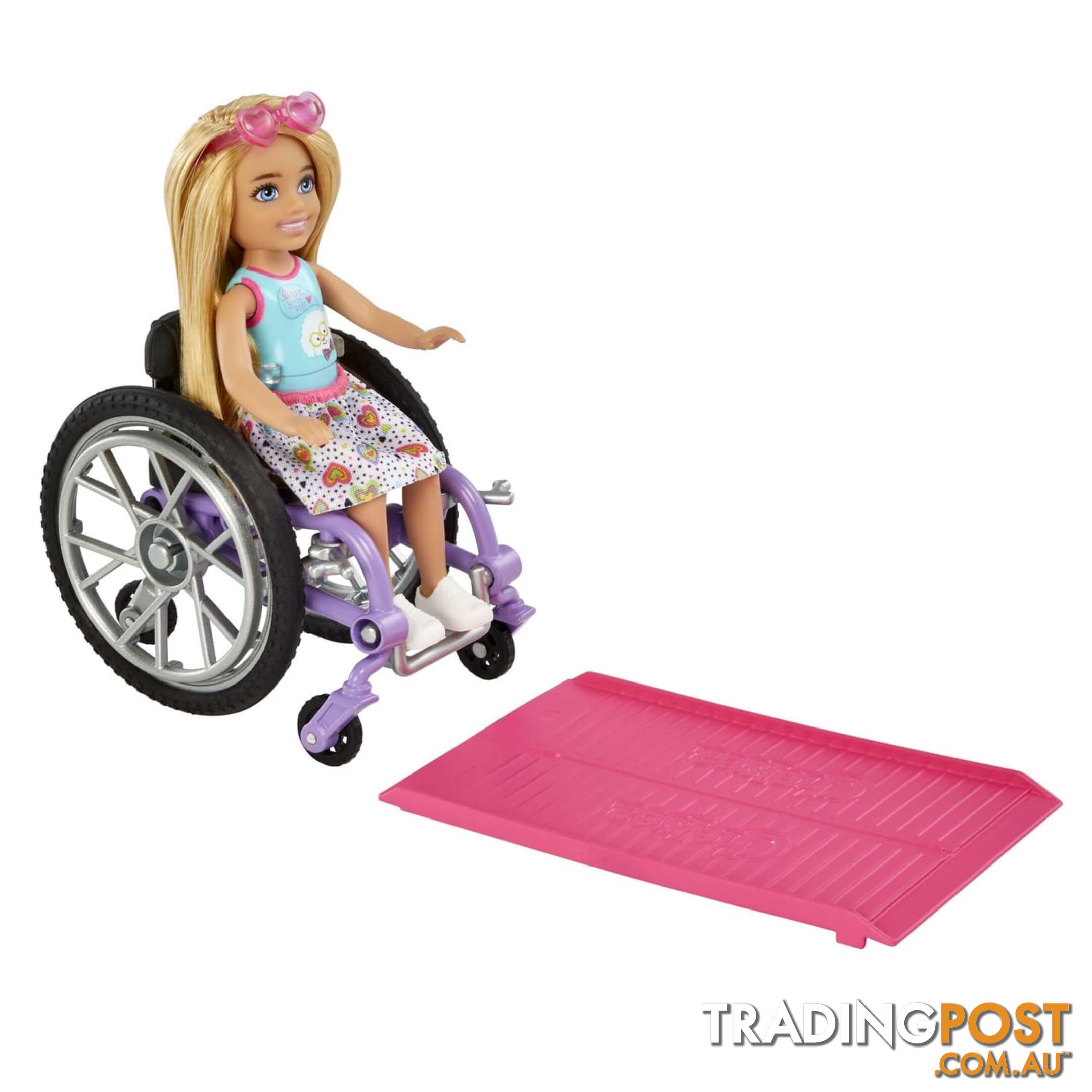 Barbie Chelsea Doll (blonde) & Wheelchair Toy For 3 Year Olds & Up - Mahgp29 - 194735054312