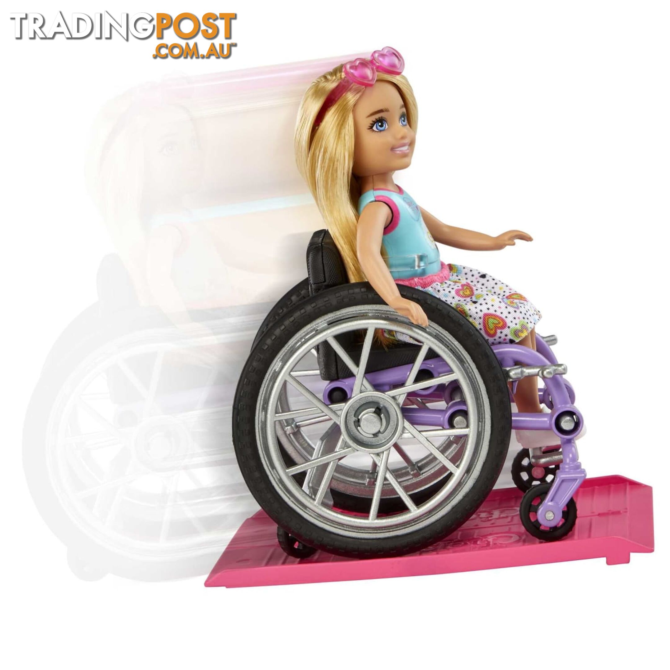 Barbie Chelsea Doll (blonde) & Wheelchair Toy For 3 Year Olds & Up - Mahgp29 - 194735054312