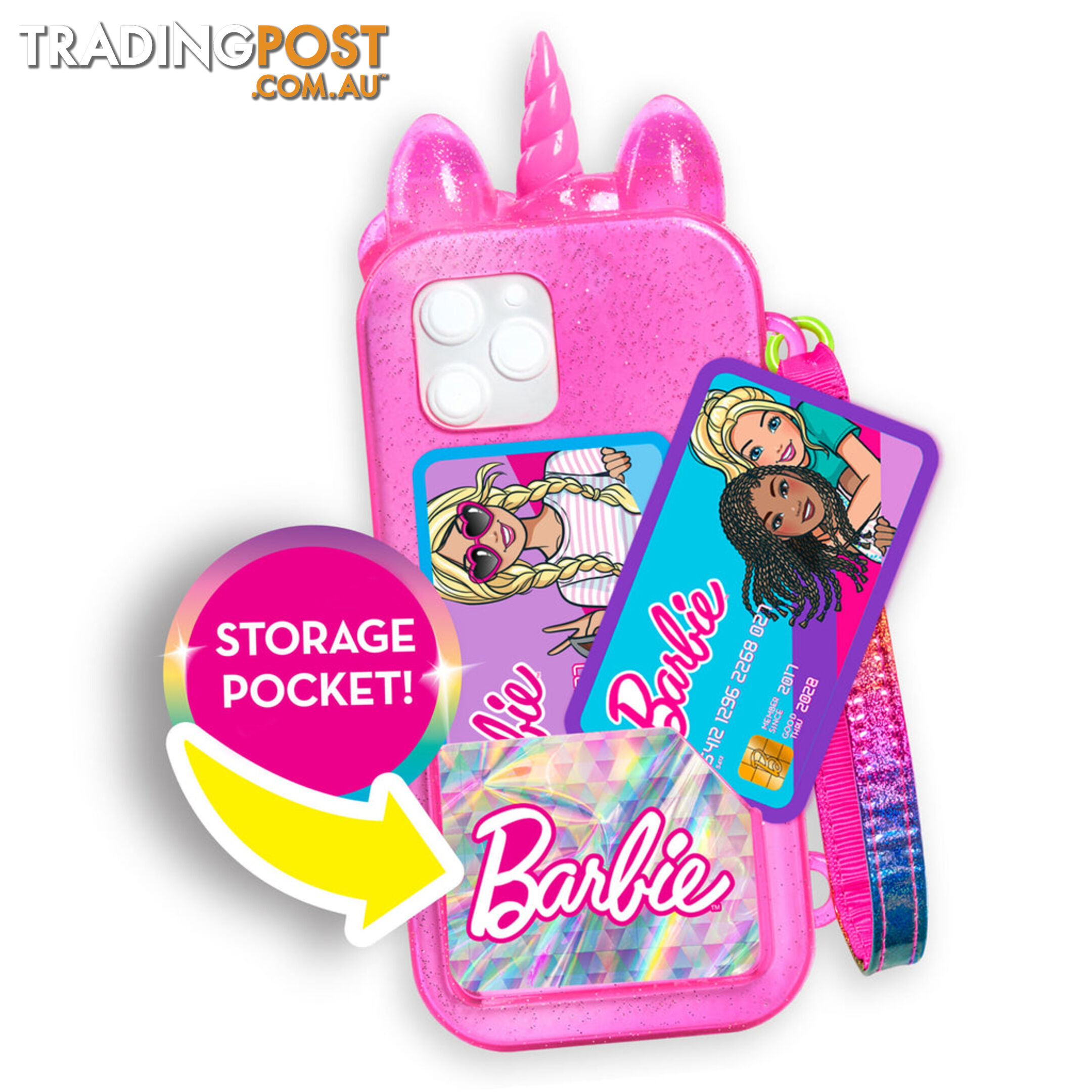 Barbie Unicorn Play Phone Set - Bj63616 - 886144636165