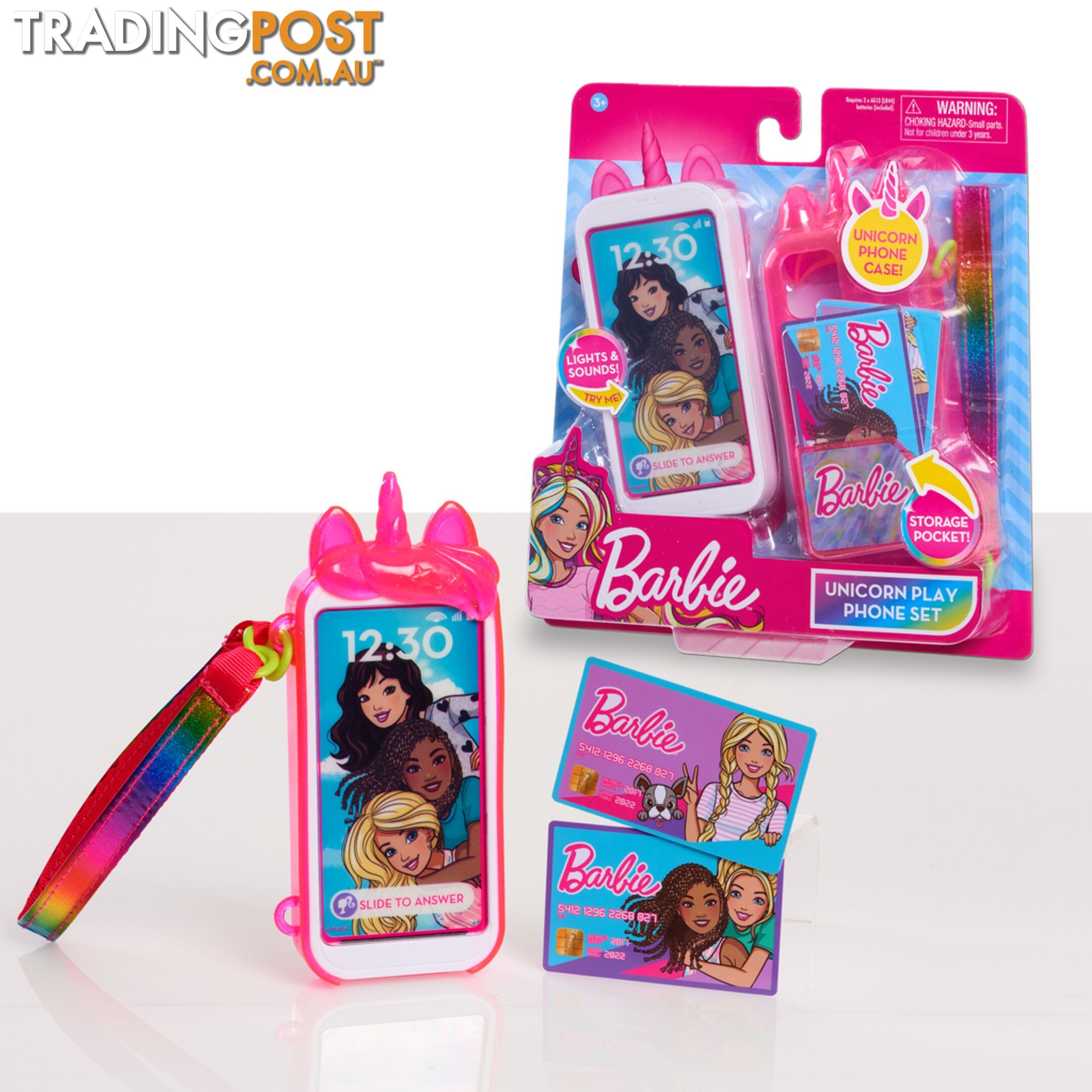 Barbie Unicorn Play Phone Set - Bj63616 - 886144636165