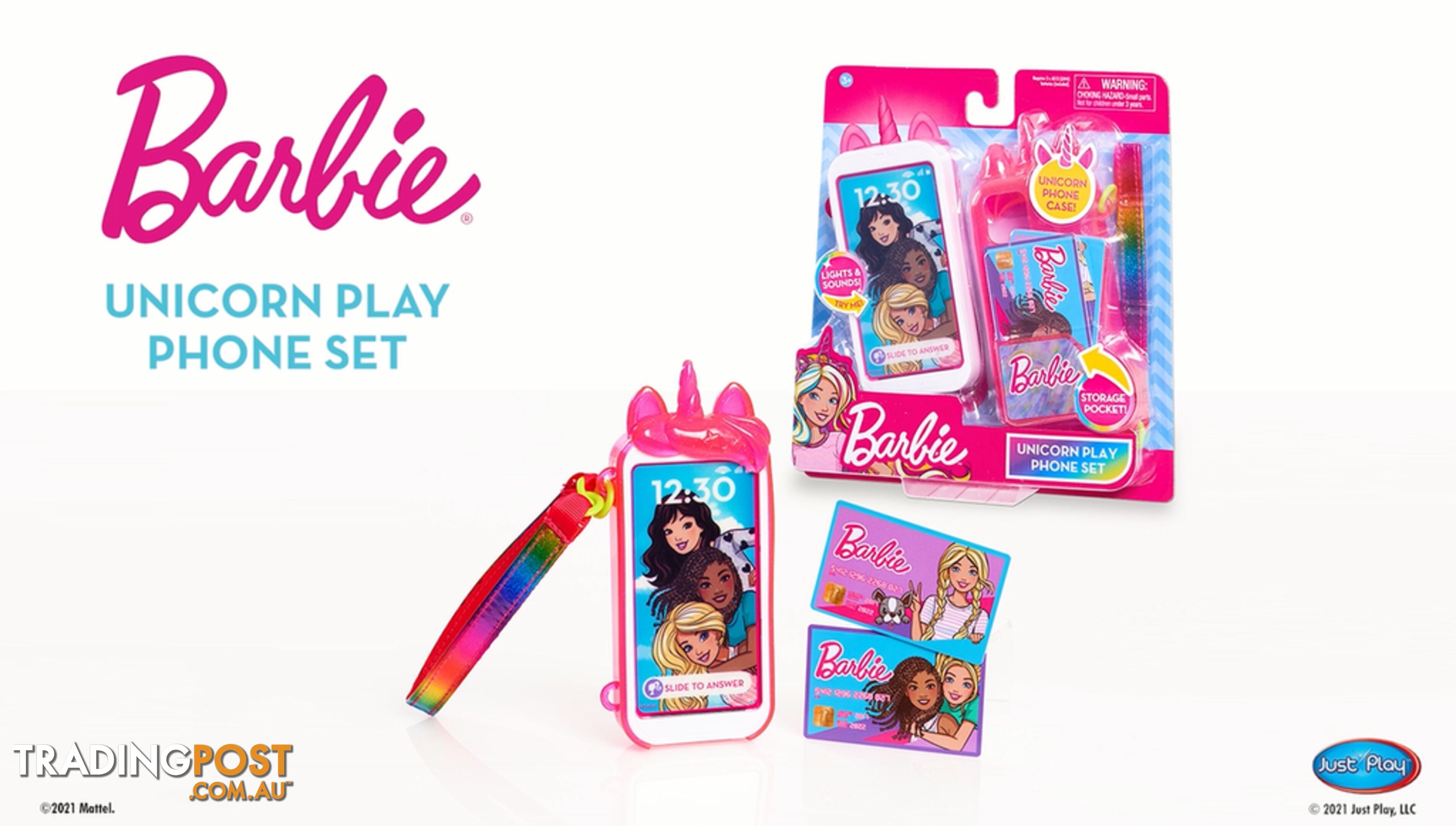 Barbie Unicorn Play Phone Set - Bj63616 - 886144636165