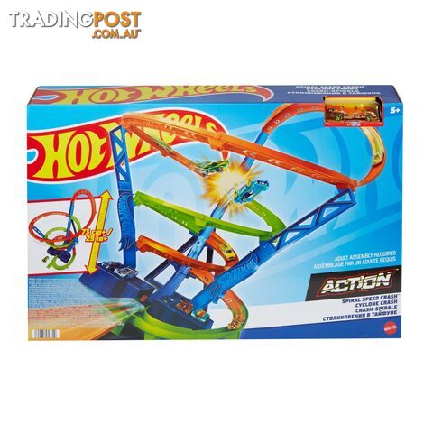 Hot Wheels® - Action Cyclone Spiral Speed Crash - Mahgv67 - 194735058310