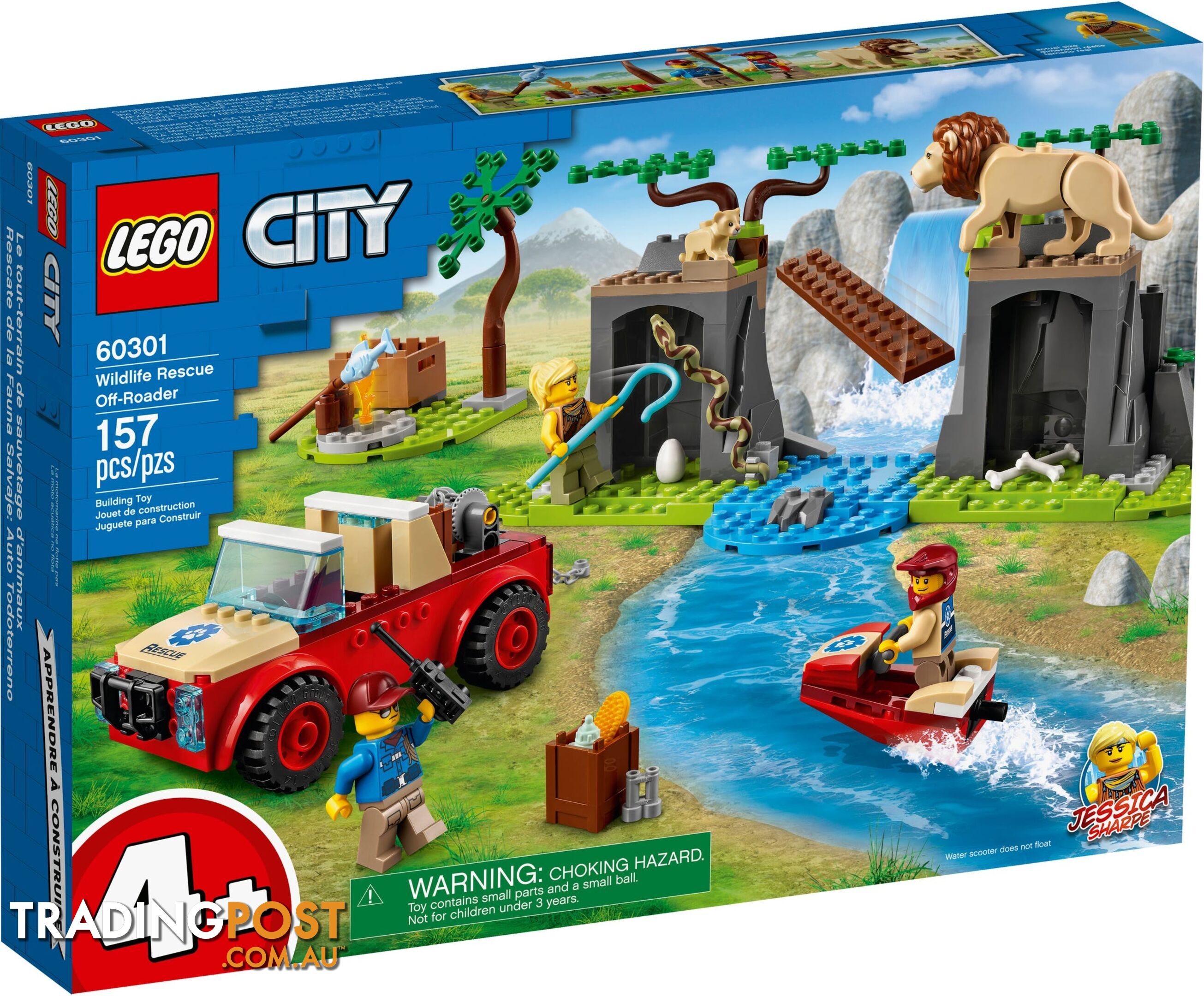 LEGO 60301 Wildlife Rescue Off-Roader - City 4+ - 5702016911923