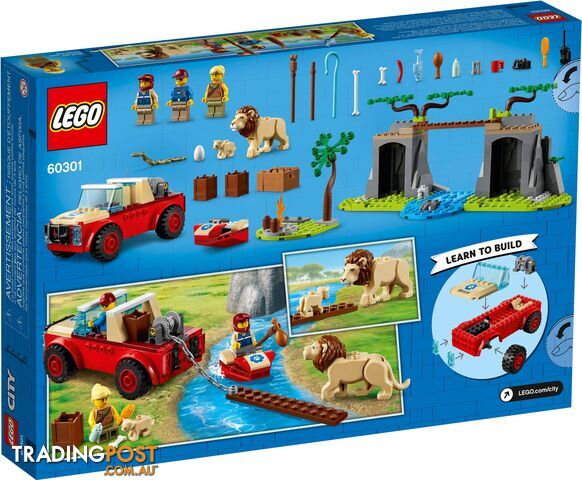 LEGO 60301 Wildlife Rescue Off-Roader - City 4+ - 5702016911923