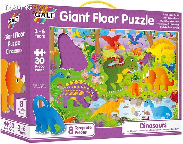 GALT - Dinosaurs Giant Floor Puzzle 36 GALT - Mdgn0866 - 5011979324177