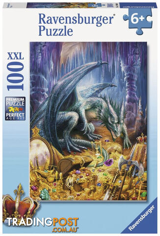 Ravensburger - Dragons Treasure Puzzle 100 Piece Xxl - Mdrb12940 - 4005556129409