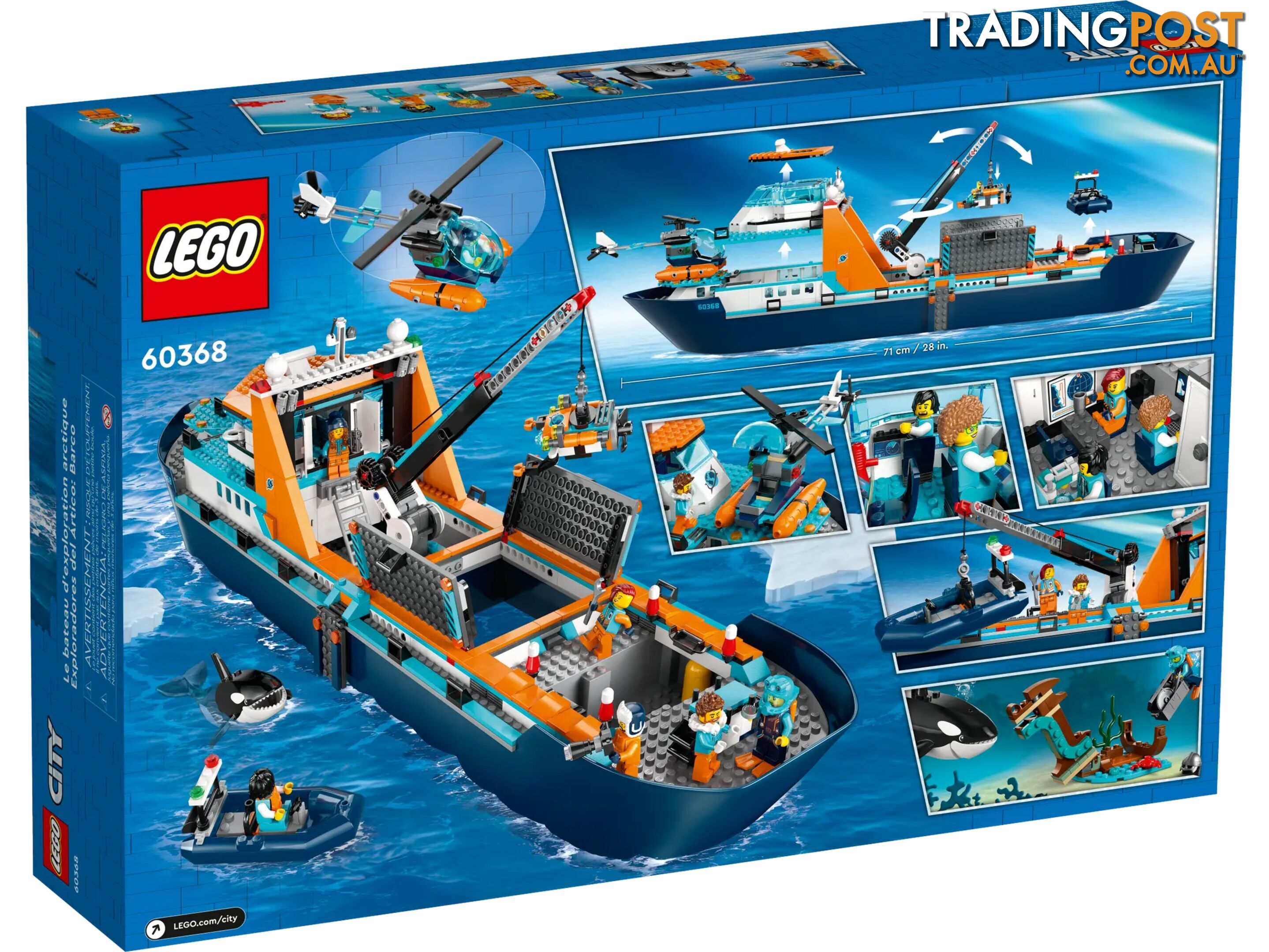 LEGO 60368 Arctic Explorer Ship - City - 5702017416281