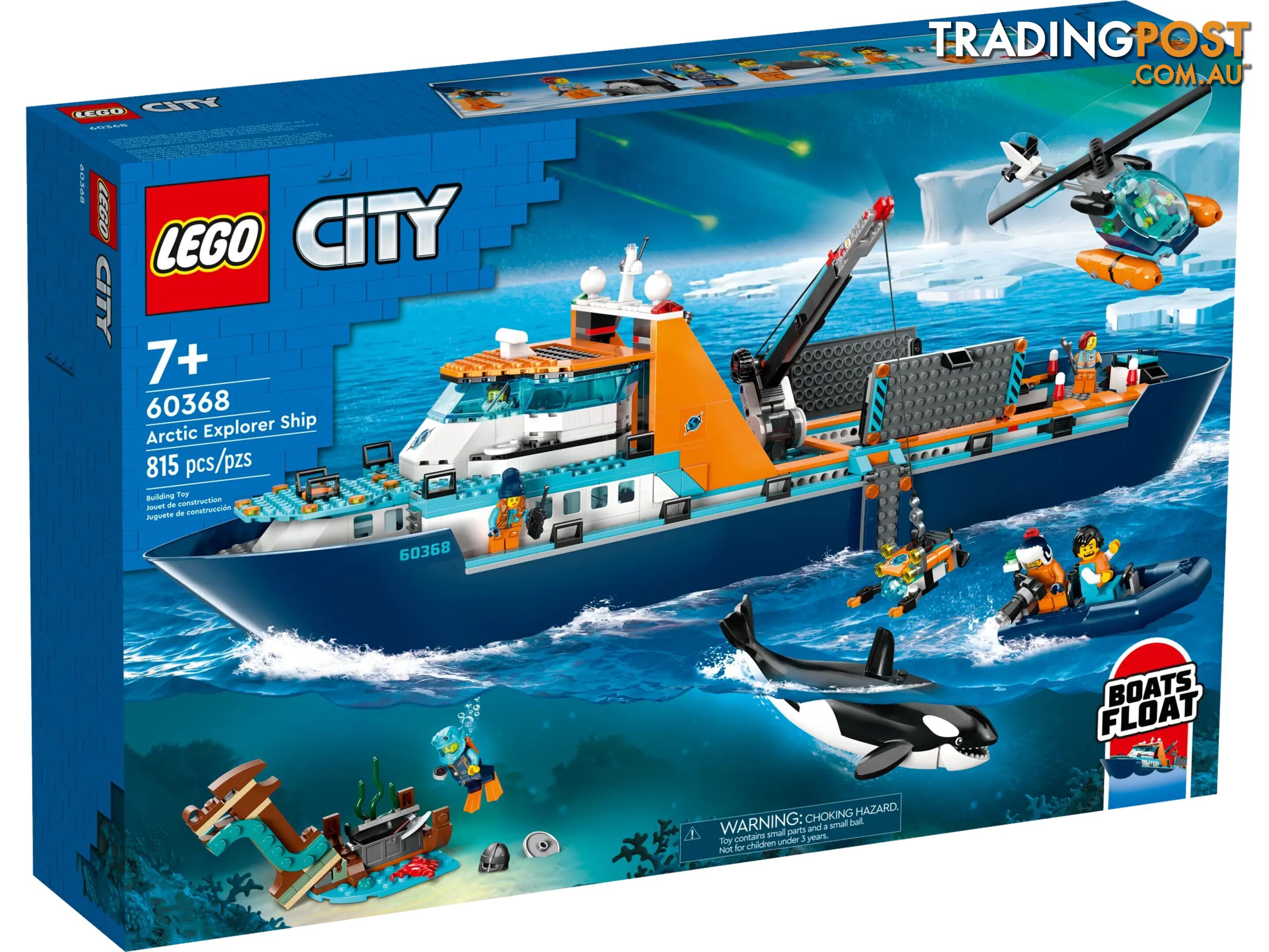 LEGO 60368 Arctic Explorer Ship - City - 5702017416281