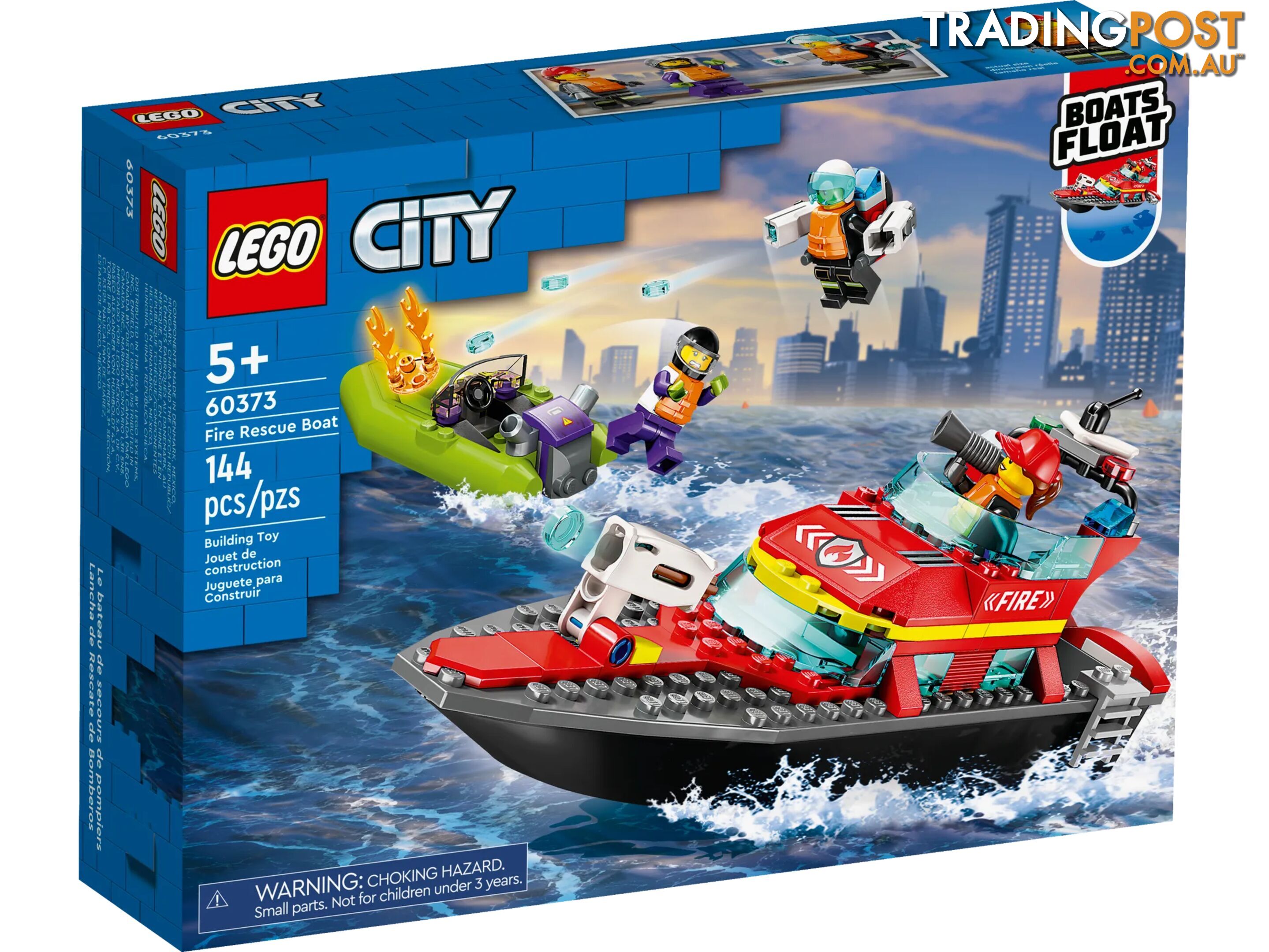 LEGO 60373 Fire Rescue Boat - City - 5702017416335