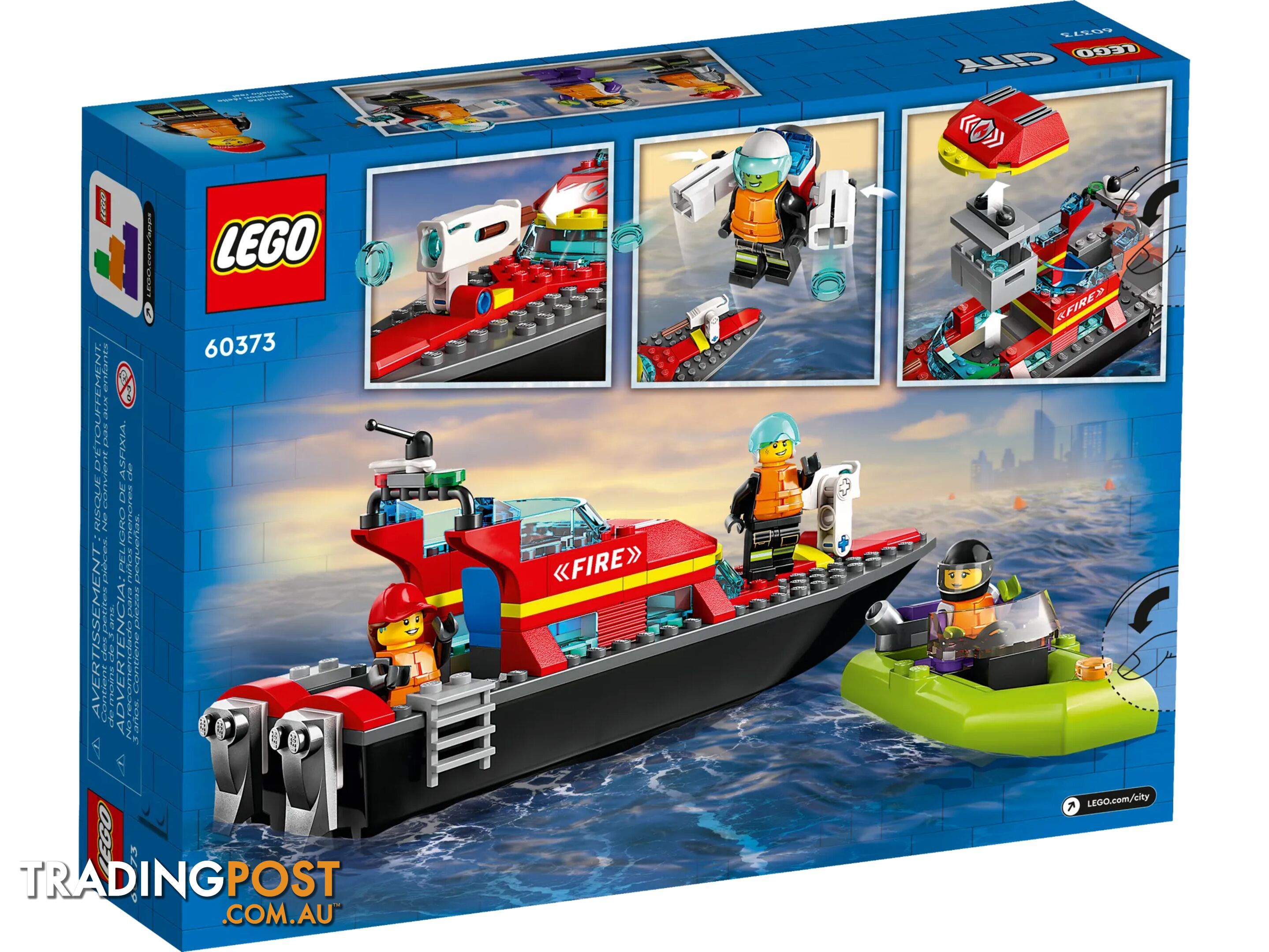 LEGO 60373 Fire Rescue Boat - City - 5702017416335