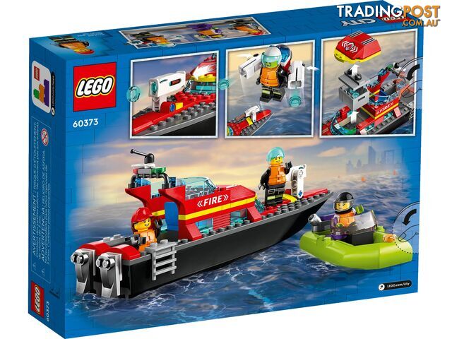 LEGO 60373 Fire Rescue Boat - City - 5702017416335