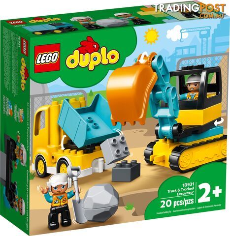 LEGO 10931 Truck & Tracked Excavator   - DUPLO - 5702016618204