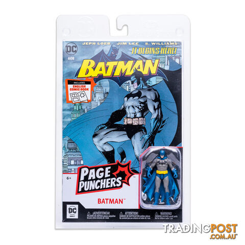 Mcfarlane - Dc Batman 3 Inch Figure With Comic Book - Hs15842 - 787926158427