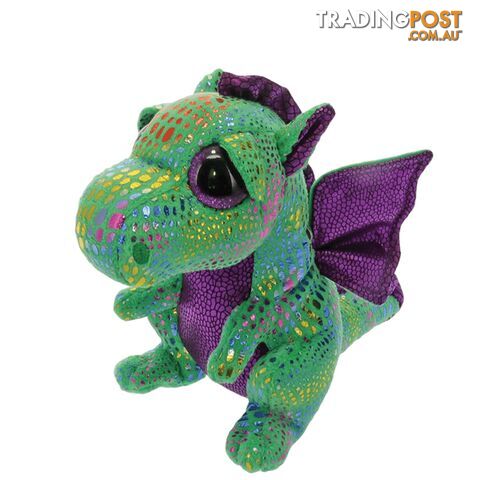 Ty Beanie Boos - Cinder - Green Dragon  - 41cm Large - 37099 - 008421370993