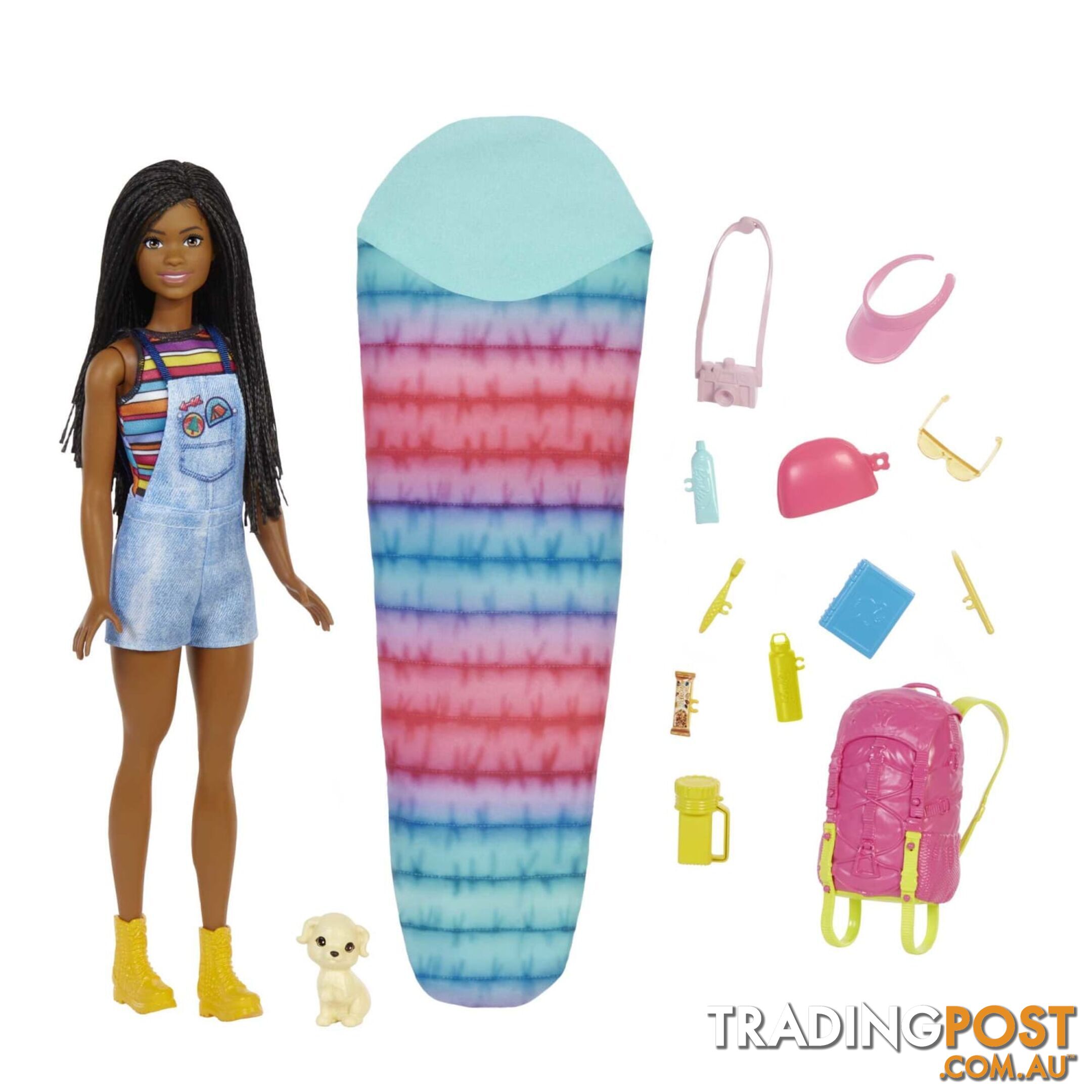 Barbie Doll And Accessories It Takes Two brooklyn Camping Doll And 10+ Pieces - Mahdf74 - 194735022403