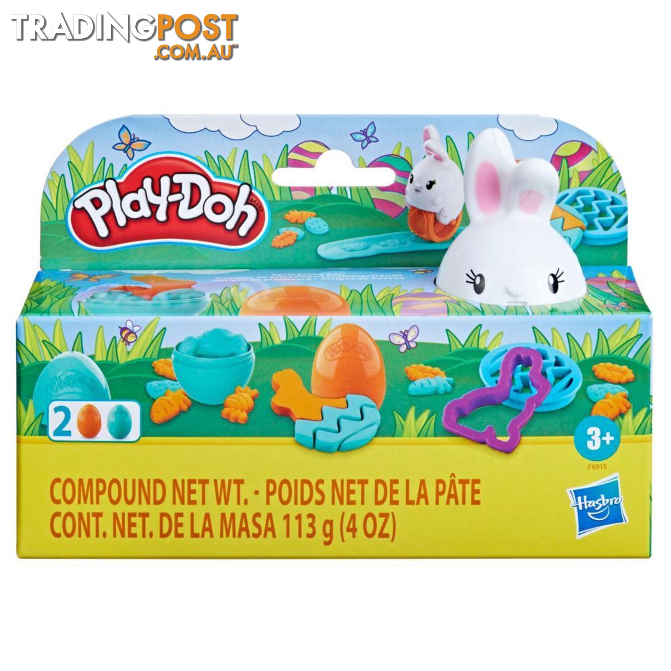 Play-doh - Springtime Pals Set With 4 Ounces Non-toxic Modeling Compound And Tools - Hbf69155loo - 195166202884