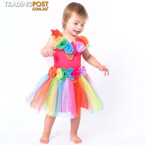 Fairy Girls - Costume Fairy Toddler Rainbow X-small - Fgfb258r - 9787108032584