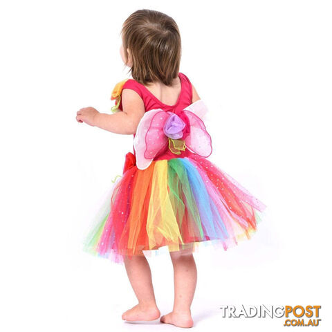Fairy Girls - Costume Fairy Toddler Rainbow X-small - Fgfb258r - 9787108032584