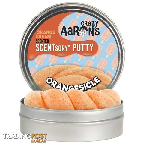 Crazy Aaron's Scentsory Putty Orangesicle (orange Cream Scented) 2.5inch - Bgscnos055 - 787790210207