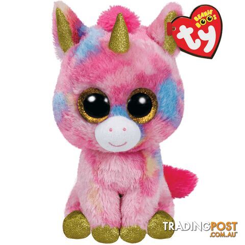 Ty Beanie Boos - Fantasia - Multicolor Unicorn 15cm Small - 008421361588