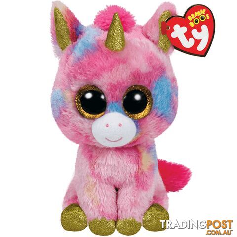 Ty Beanie Boos - Fantasia - Multicolor Unicorn 15cm Small - 008421361588