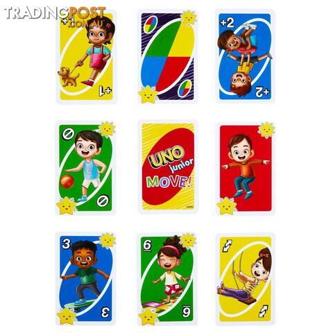 UNO Junior Move Card Game - Mahnn03 - 0194735145607