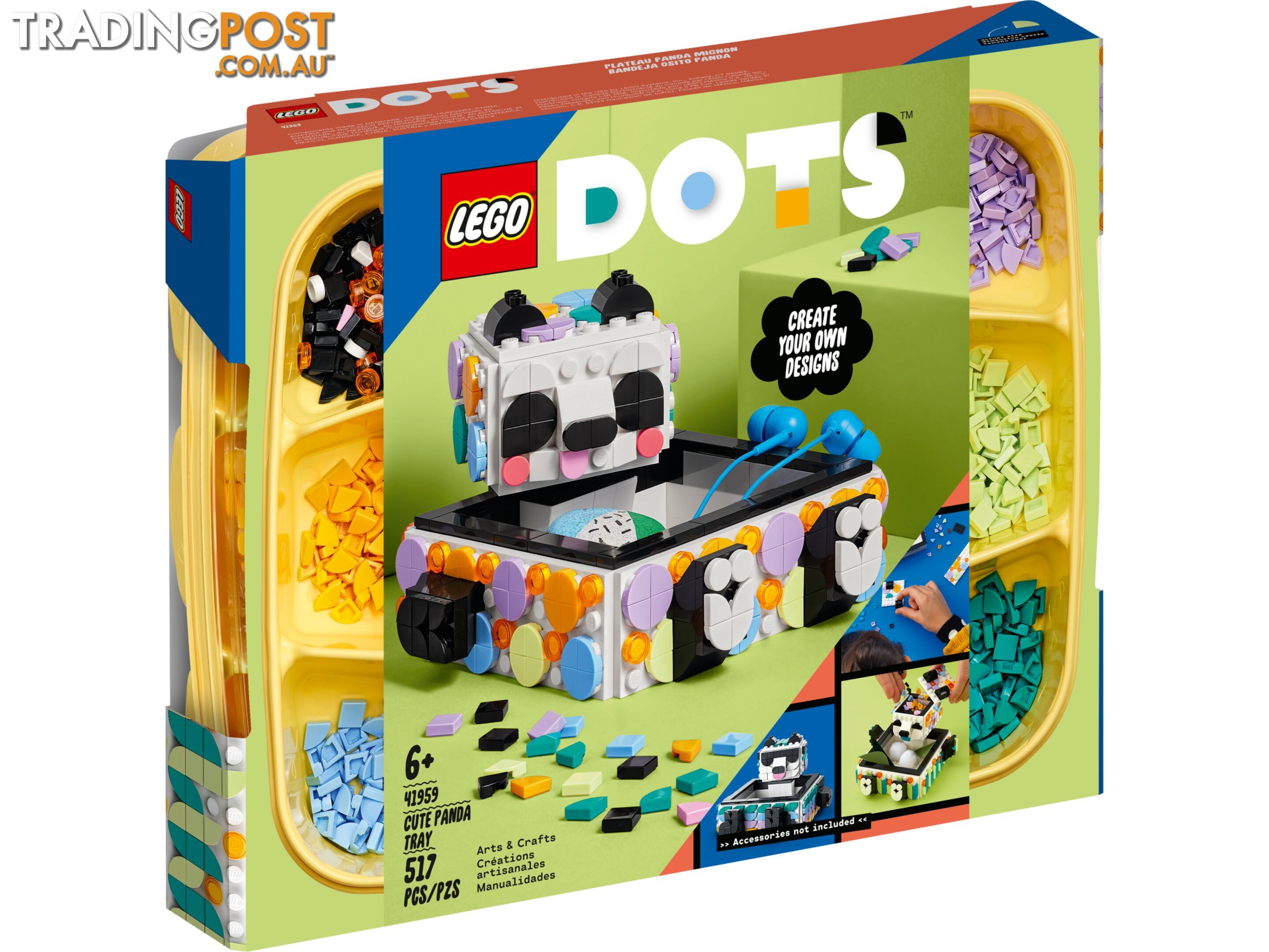 LEGO 41959 Cute Panda Tray - DOTS - 5702017155975