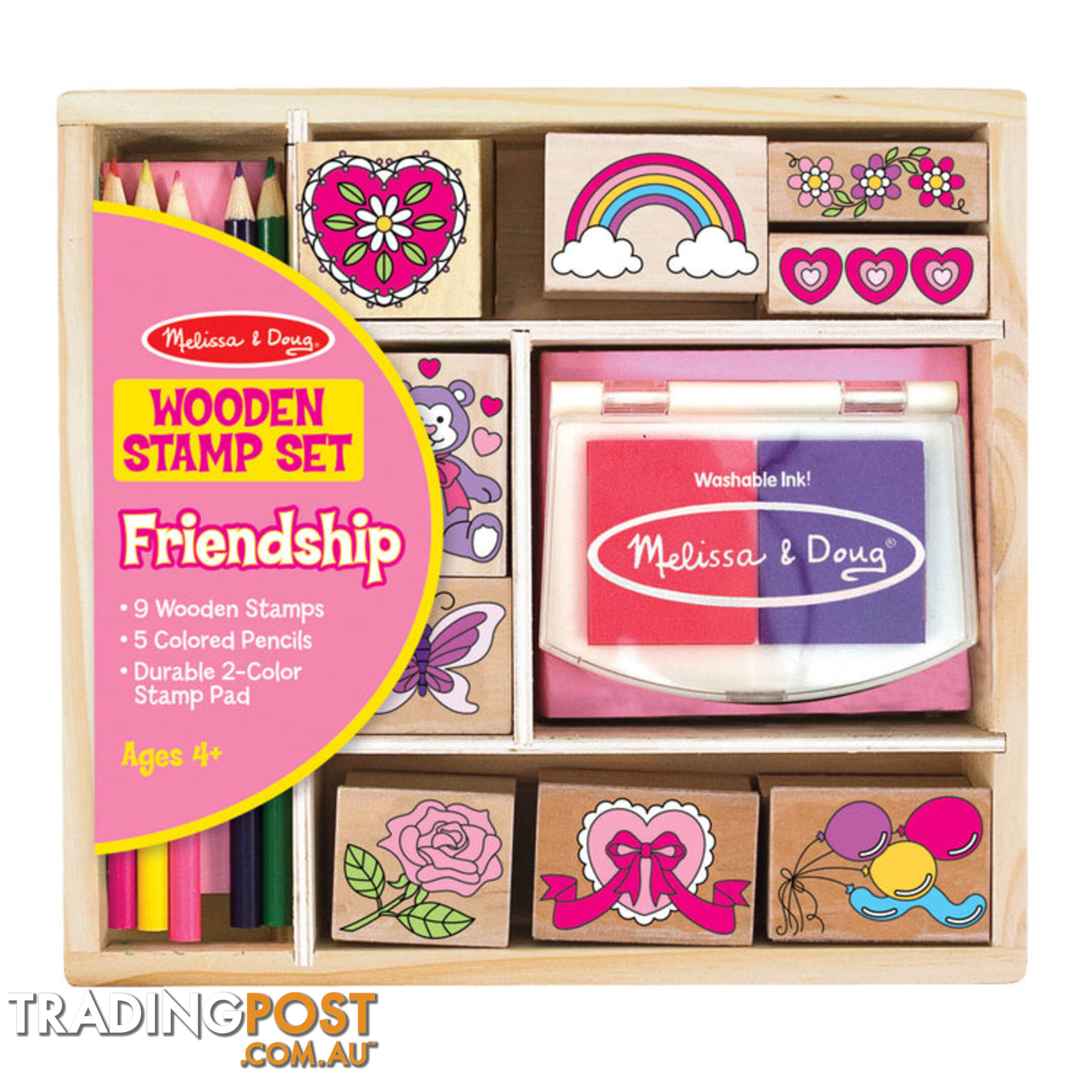 Melissa & Doug - Friendship Stamp Set - Mdmnd1632 - 000772016322