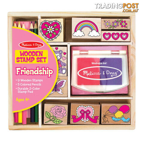 Melissa & Doug - Friendship Stamp Set - Mdmnd1632 - 000772016322