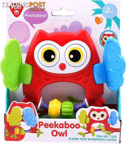 Playgo Toys Ent. Ltd - Peekaboo Owl - Art66115 - 4892401015785