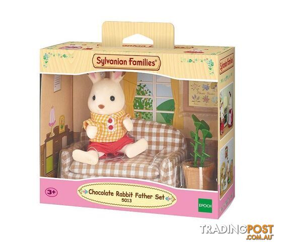 Sylvanian Families - Chocolate Rabbit Father Set - Mdsf5013 - 5054131050132