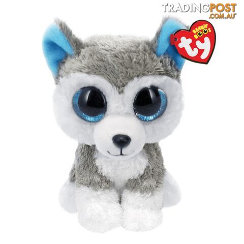 Ty Beanie Boos - Slush - Grey And White Husky 15cm Small 36006 - 008421361786