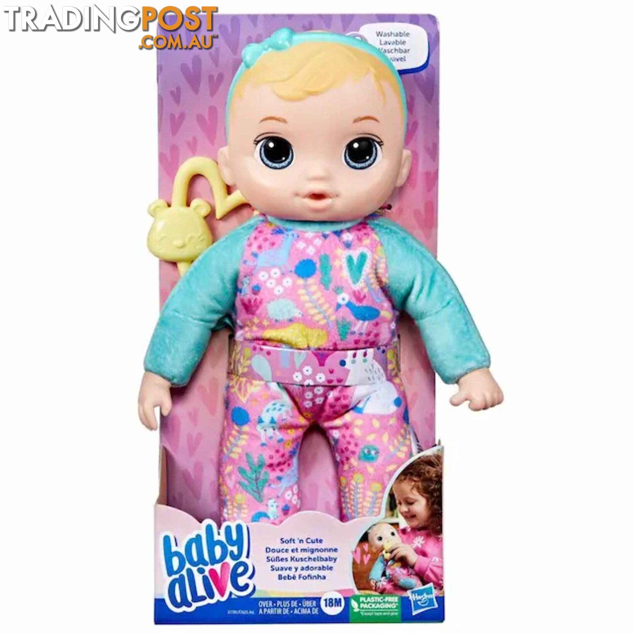 Baby Alive - Soft n Cute Blonde Doll - Hbf77915xoo - 5010994195489