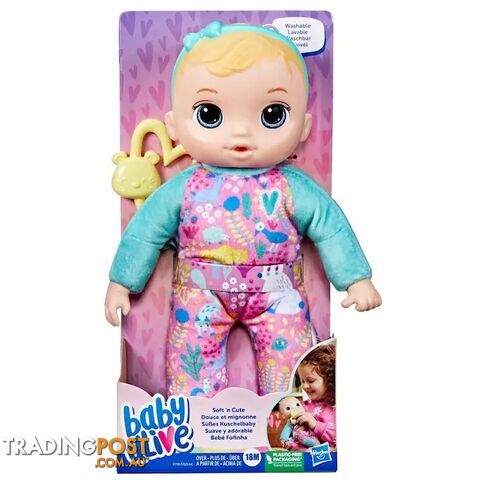 Baby Alive - Soft n Cute Blonde Doll - Hbf77915xoo - 5010994195489