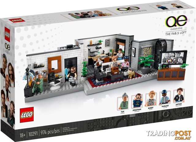 LEGO 10291 Queer Eye The Fab 5 Loft - ICONS - 5702016914290