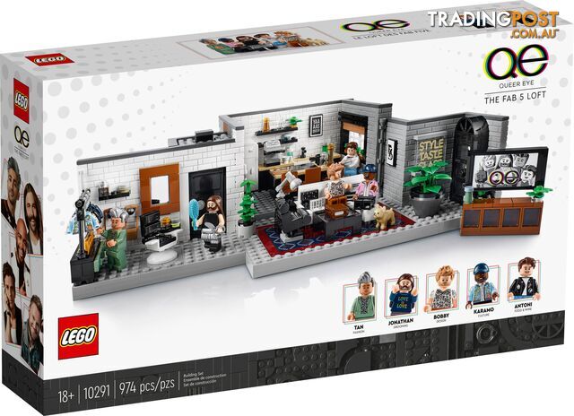 LEGO 10291 Queer Eye The Fab 5 Loft - ICONS - 5702016914290