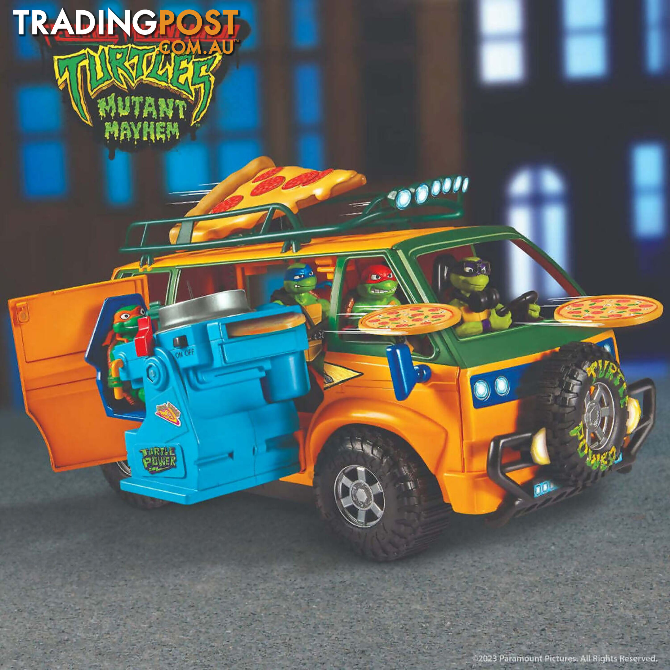 Tmnt Teenage Mutant Ninja Turtles - Mm Movie Pizza Van - Hs83468 - 043377834687