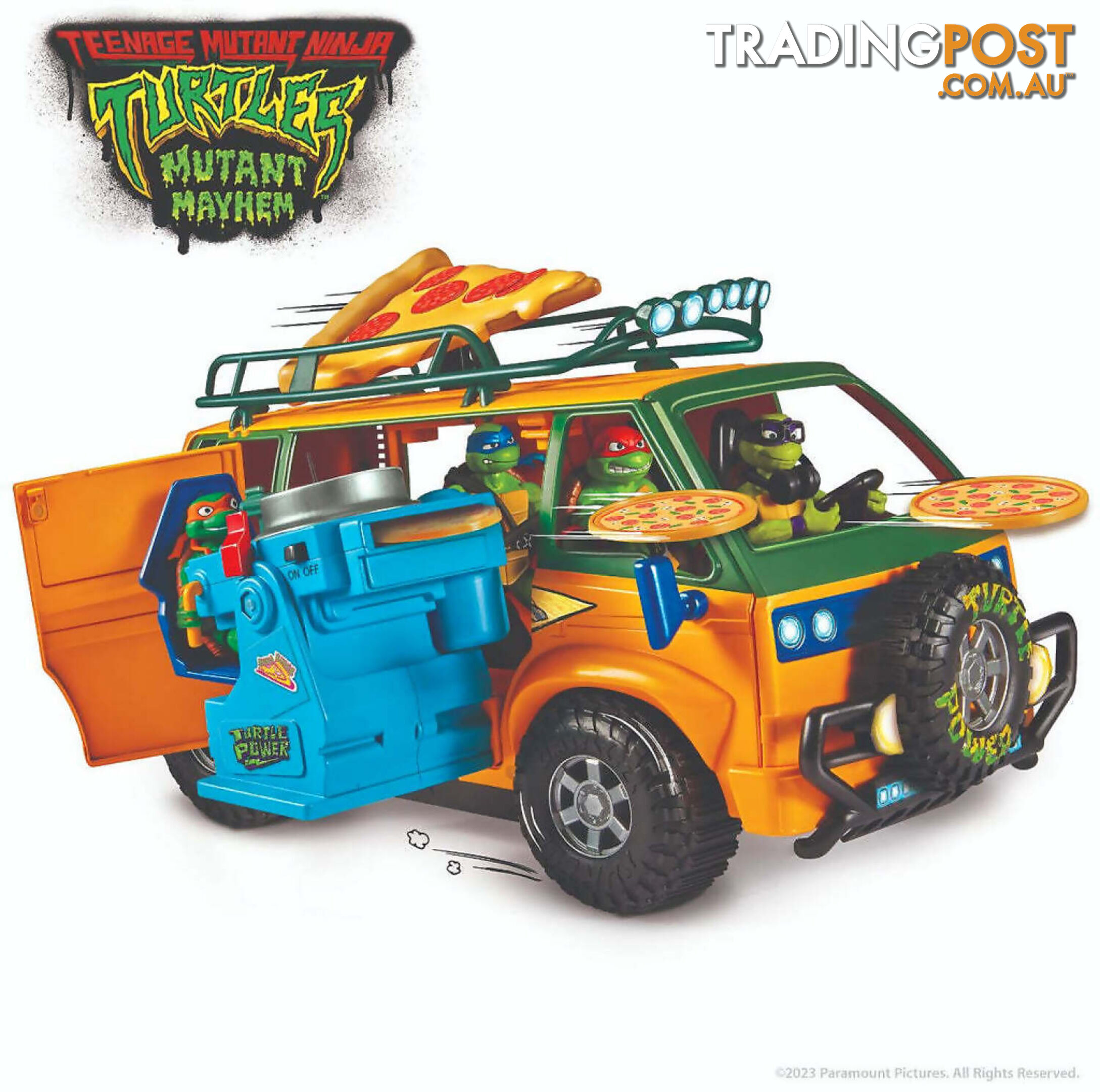 Tmnt Teenage Mutant Ninja Turtles - Mm Movie Pizza Van - Hs83468 - 043377834687