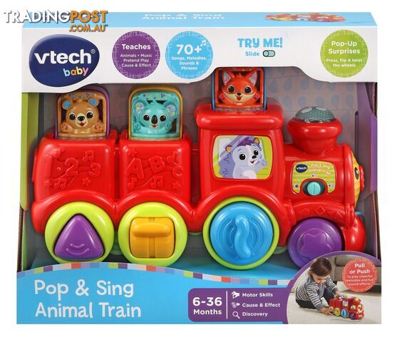 Vtech - Pop & Sing Animal Train - Tn80554903004 - 3417765549038