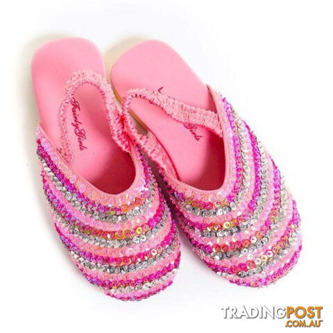 Fairy Girls - Costume Princess Slides Pink Medium - Fgf395lpm - 9787302073956