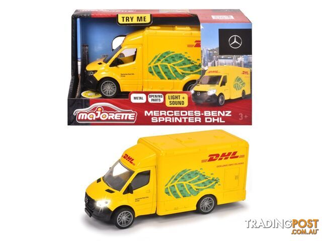 Majorette - Mercedes Sprinter Dhl Van - Rpmj68144 - 3467452068144