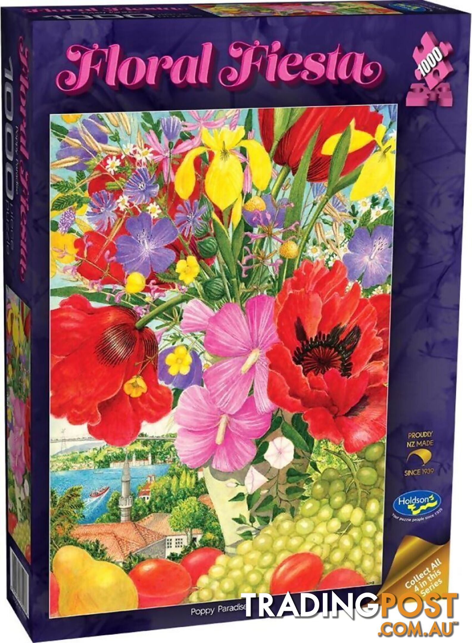Holdson - Floral Fiesta Poppy Paradise Jigsaw Puzzle 1000 Pieces - Jdhol775576 - 9414131775576
