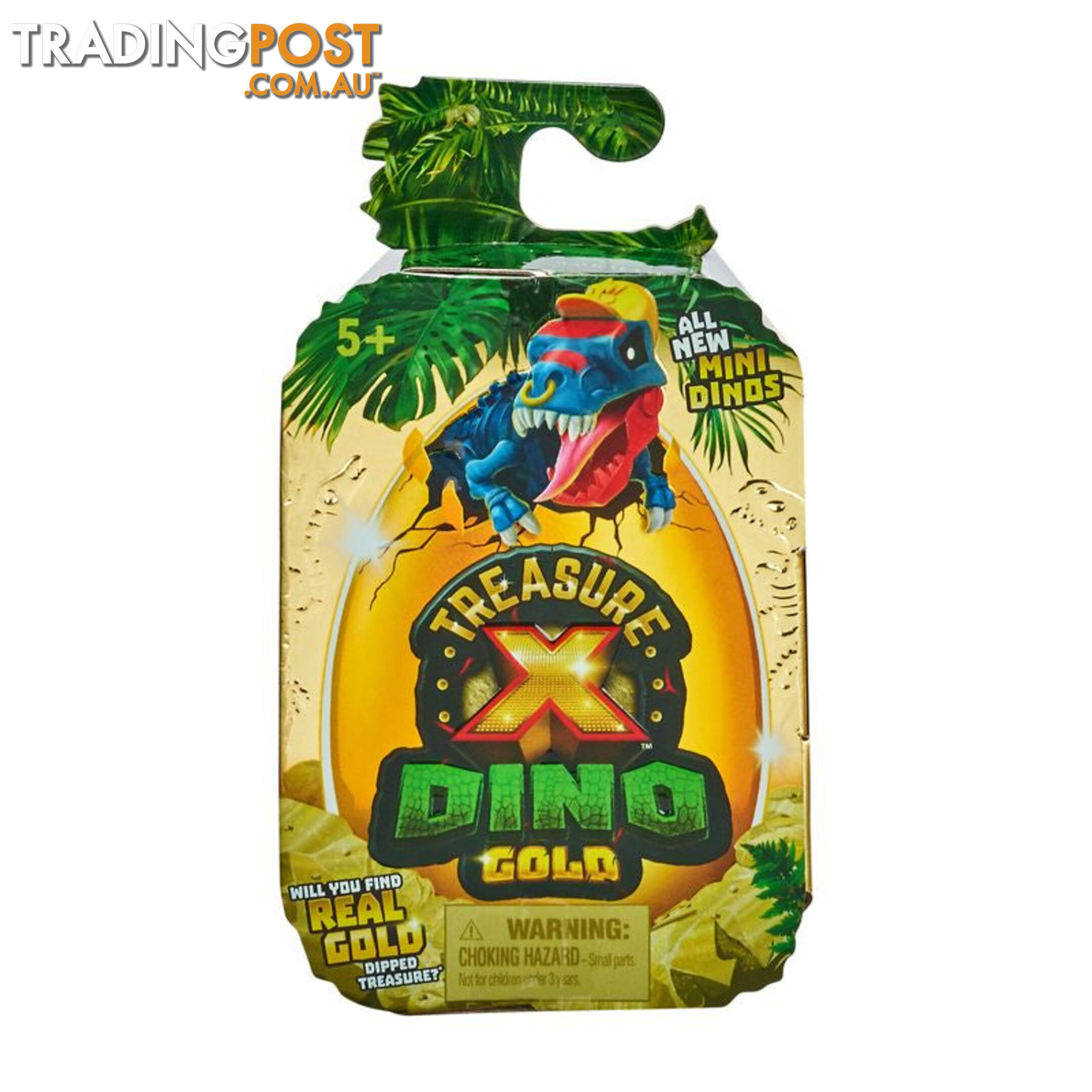 Treasure X Dino Gold Single Pack Mini Dinos - Mj41637 - 630996416389