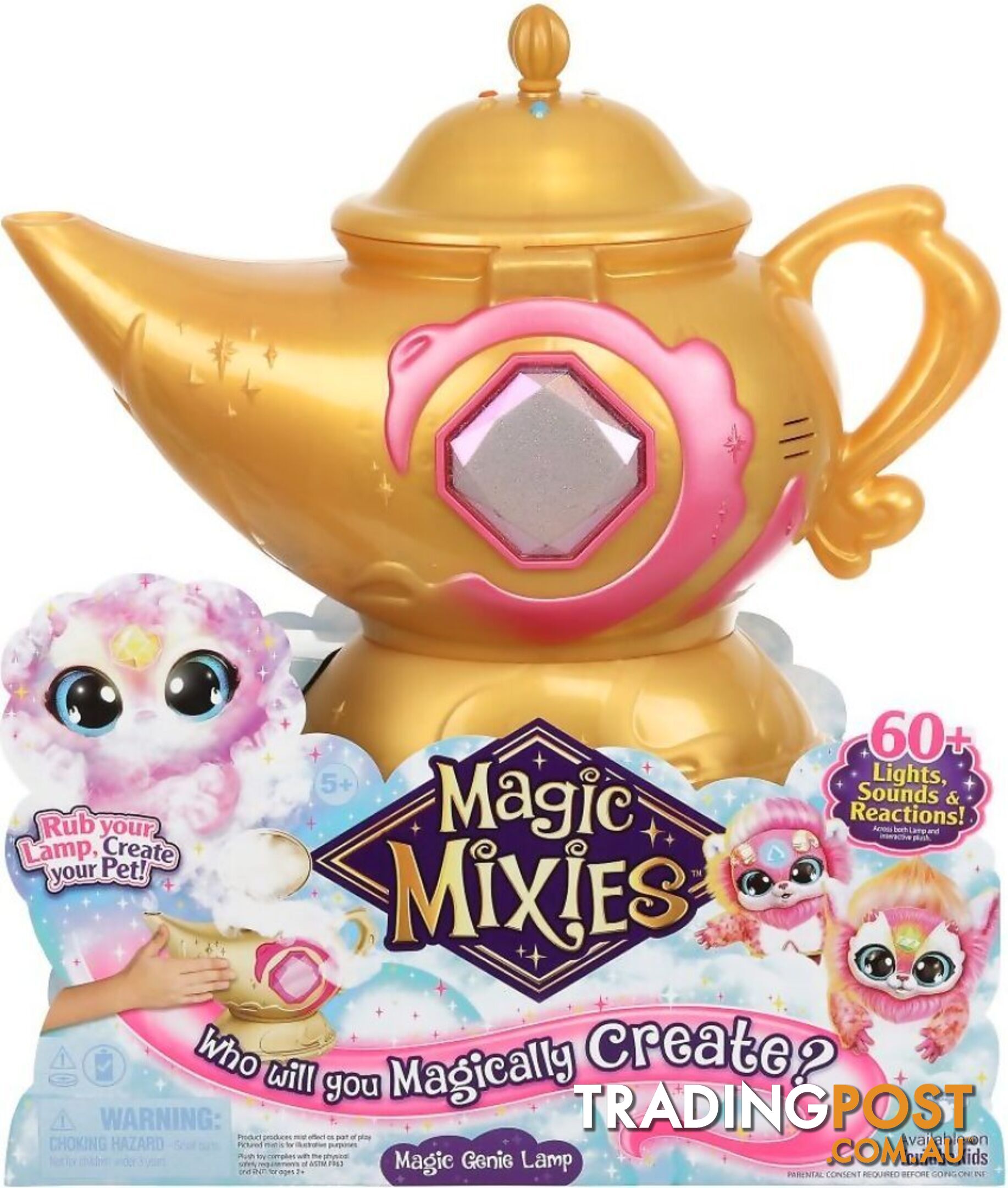 Magic Mixies - Magic Genie Lamp Pink - Mj14834 - 630996148341