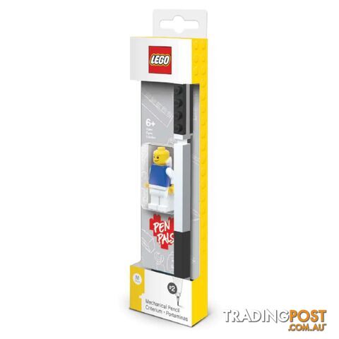 LEGO Black Gel Pen With Minifigure - Hc7452601 - 4895028526016