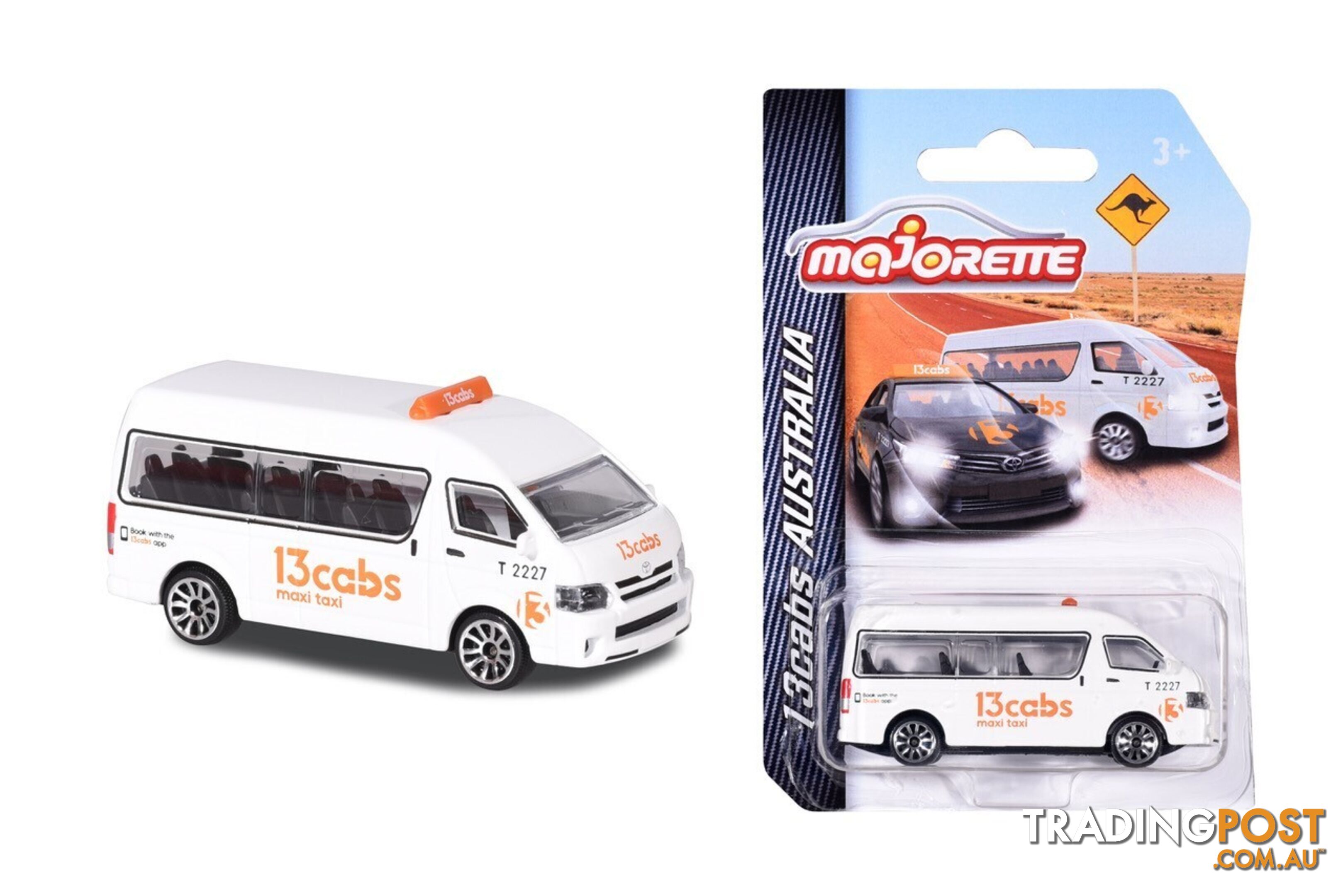 Majorette - Toyota Hiace Maxi Van 13cabs White - Rpmj53720 - 3467452053720