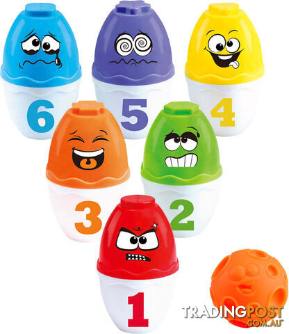 Playgo Toys Ent. Ltd. - Strike-a-face Bowling - Art66128 - 4892401028334