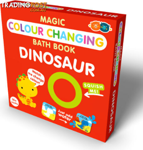 Buddy & Barney - Magic Colour Changing Bath Book - Dinosaur - Mh Bb191 - 9781912544646