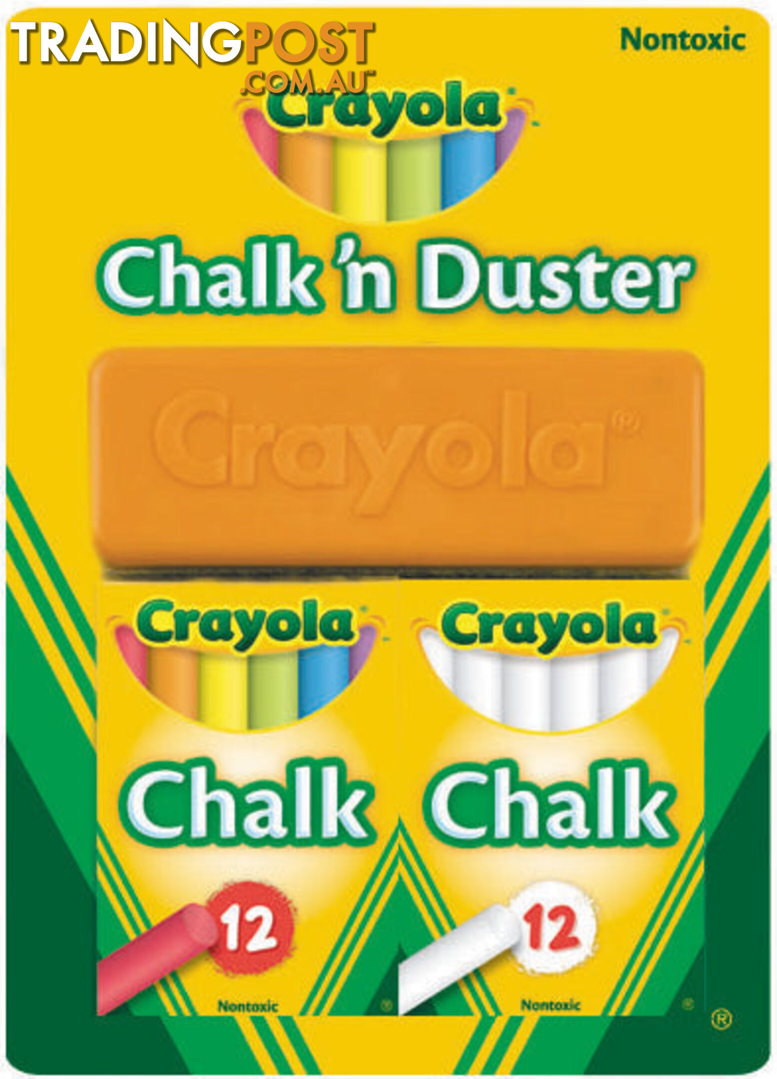 Crayola - Chalk N Duster Blister Pack - Bs516009 - 071662060091